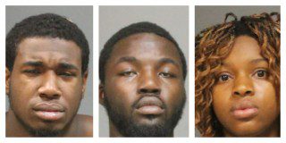 From left: Jaquarius Carter, Terrance Clarke, Ashley Blagove. Photos courtesy of West Hartford Police Department.