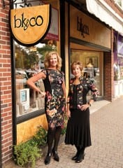 BK&CO's Barbara Karsky and Karen Hebert celebrate 20 years and Fall Fashion in The Center. Photo by Cheyney Barrieau.