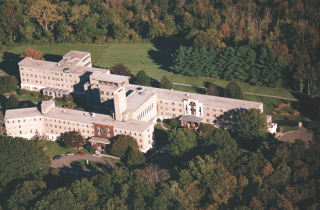 Aerial view of the Holy Family campus at 303 Tunxis Rd., West Hartford, CT. Courtesy photo.