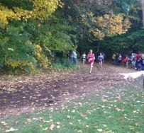 Gwen Geisler of Conard finshed in 5th place in the CCC championships. Photo credit: Libby Geisler