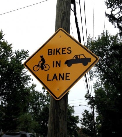 bike sign