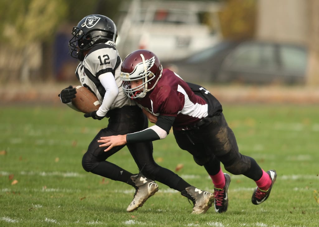 West Hartford Youth Football League championships. Photo credit: Scott Caricato, Rookie Pix.
