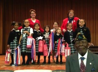 Joe Ward visited St. Brigid School for Veterans Day. Submitted photo