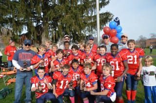The WHYFL Patriots won the Super Bowl on Nov. 9. Photo credit: Miki Brown