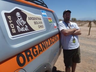 Matt Vinick at the 2013 Dakur Rally in South America. Courtesy photo.