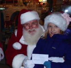 Santa will once again visit the West Hartford Holiday Stroll. Photo credit: Ronni Newton