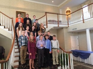 Shark Swimmers were honored at the Connecticut Swimming Banquet. Submitted photo