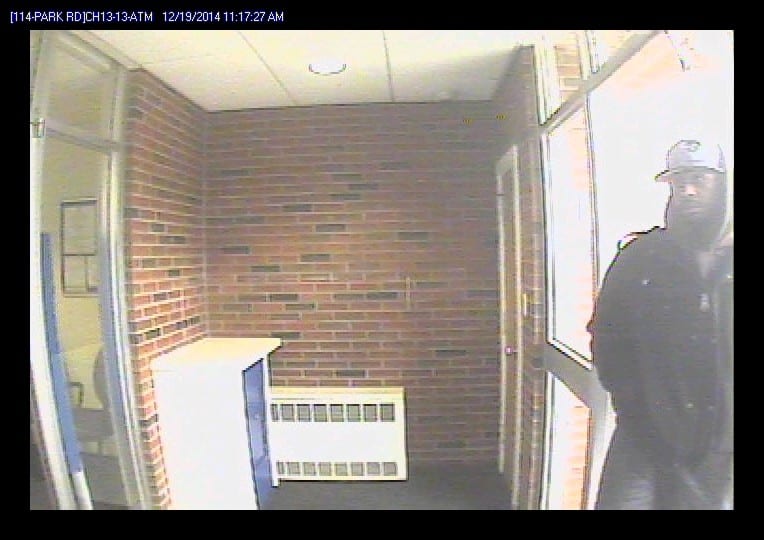 Suspect in robbery of Webster Bank, 75 Park Rd., West Hartford. Courtesy West Hartford Police