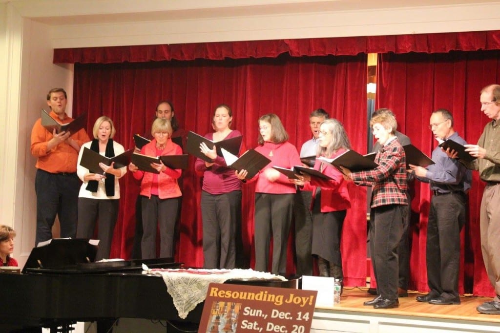 CitySingers at the West Hartford Festival of Trees. Photo by Ginny Vocelli