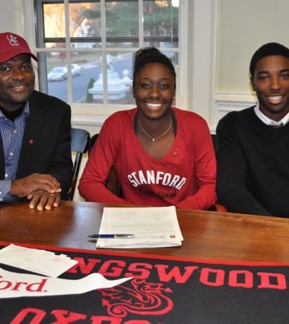 Melissa Lord celebrates commitment to Stanford
