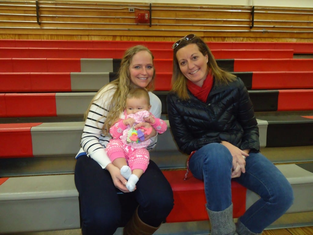 L-R: Casey Carpenter (Class of '02) with former assistant coach and captain Sarah Foster (Class of '88). Submitted photo