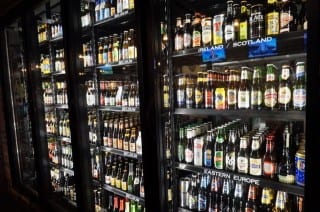 There are more than 525 bottled beers from 110 countries at World of Beer, West Hartford, CT. Photo credit: Ronni Newton