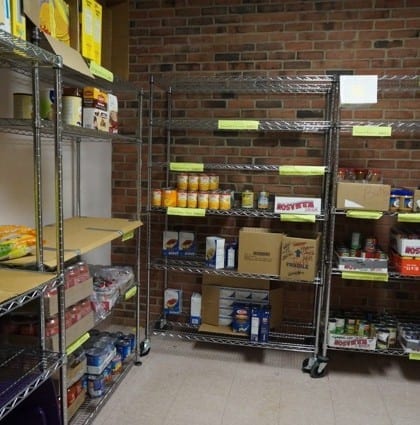 Food Pantry empty