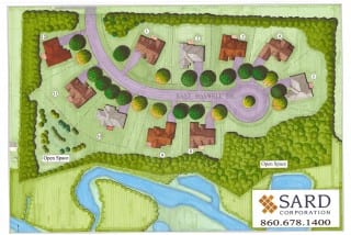 Rendering of Sard Custom Homes subdivision. Courtesy image