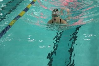 Isabella Guajardo-Moore won the 100 backstroke and 200 IM. Submitted photo
