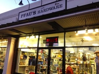 Pfau's Hardware. Photo credit: Ronni Newton