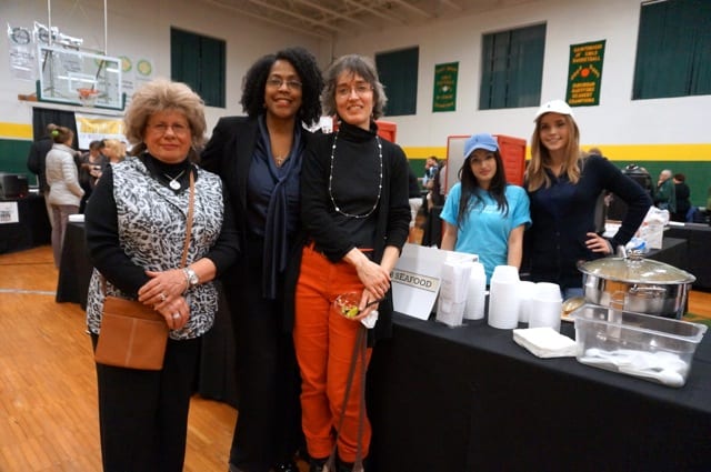 From left: Angela DeFilippi, Andrea Austin-Thompson, Joy Taylor. Taste of Elmwood, Feb. 5, 2015. Photo credit: Ronni Newton