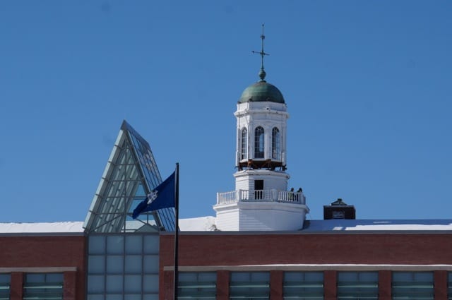 Final view of the cupola atop ASD's Gallaudet Hall. The building will soon be completely demolished. Photo credit: Ronni Newton