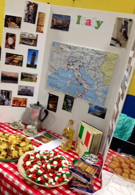 Italy Booth at the Norfeldt International Fair. Submitted photo