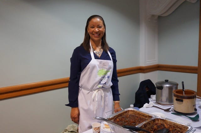 Town Council member Judy Casperson. West Hartford's Cookin'. Photo credit: Ronni Newton