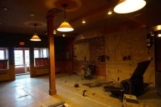 The former bar will be converted into a dining room. Photo credit: Ronni Newton