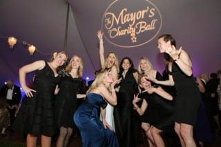 Friends dance the night away at the 2014 Mayor's Charity Ball