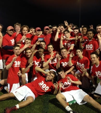 Bill Condon Team Photo 300th win