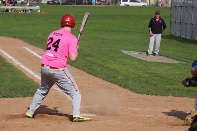 Jordan Muchin. Conard vs. Hall baseball. May 6, 2015. Photo credit: Ronni Newton