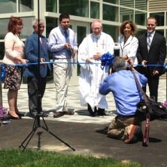 A ribbon-cutting for the CARE facility at the University of Saint Joseph in West Hartford was held on Wednesday. Photo courtesy of Tony SIsti