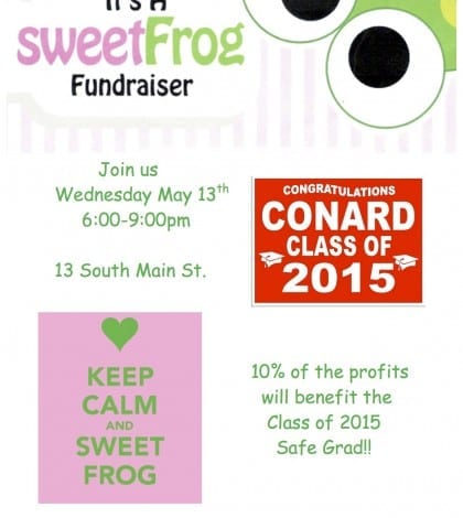 Sweet Frog Fundraising Flier