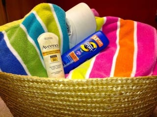 Sunscreen and a hat are important items to bring along when you plan outdoor fun. Photo credit: Ronni Newton