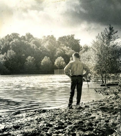 1955 flood, Beechland Park