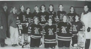 1990 KO Girls Hockey Team. Submitted photo