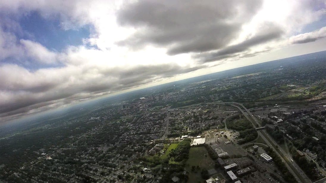 Hartford. Image from Conard weather balloon.