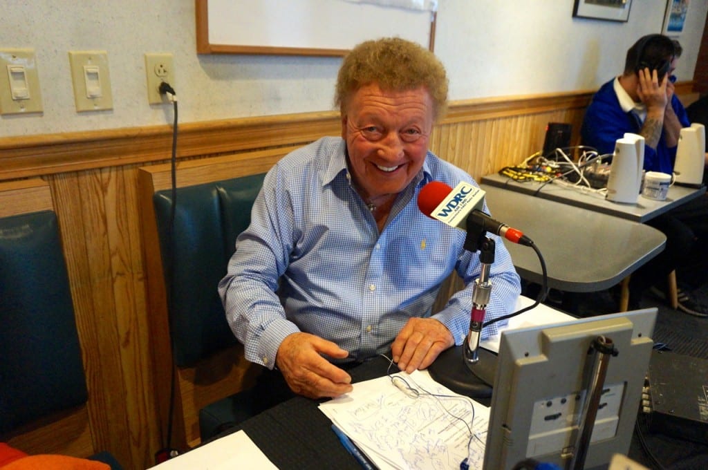 Brad Davis of WDRC-AM 1360 broadcast his morning show from Effie's Place.. Celebrity Breakfast. June 9, 2015. Photo credit: Ronni Newton