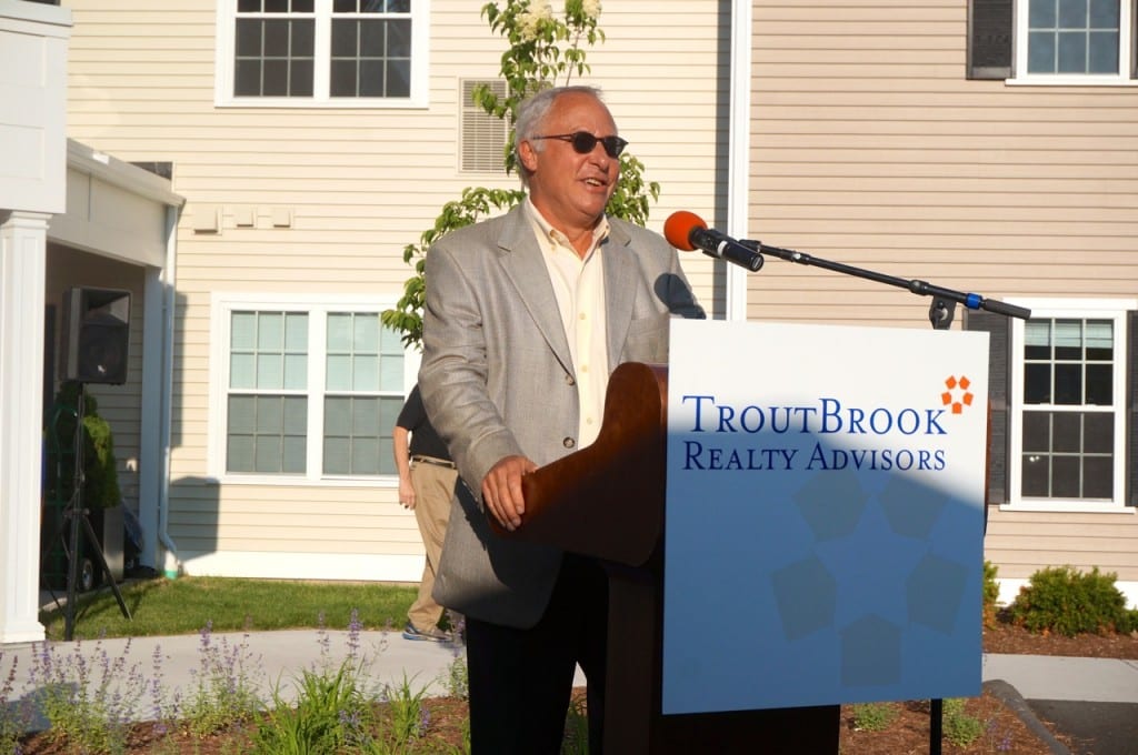 Trout Brook Realty Advisors President Bob Wienner. The Goodwin ribbon-cutting ceremony. June 9, 2015. Photo credit: Ronni Newton