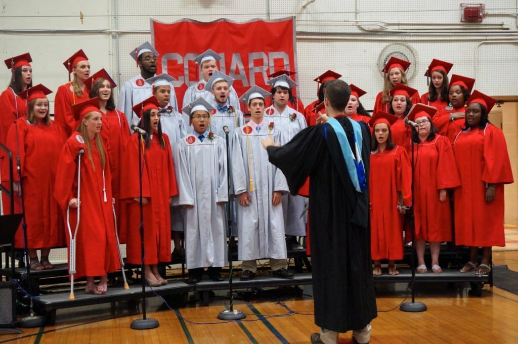 Choir. Conard High School graduation. June 15, 2015. Photo credit: Ronni Newton