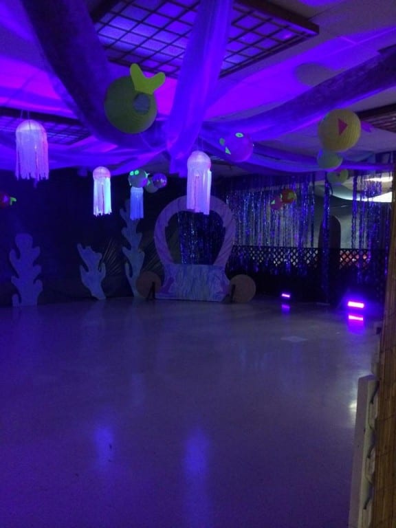 A tropical themed room in Hall High School. Submitted photo.