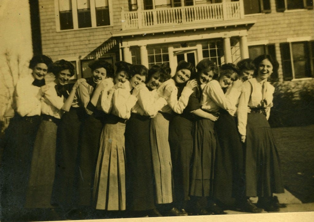 Women and higher education will be the topic of one of the lectures this summer at the Noah Webster House & West Hartford Historical Society. Courtesy photo is of Selden-Wellsey girls. courtesy 