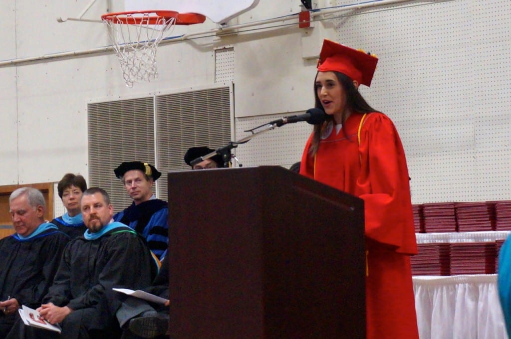 Class President Becky Palma. Conard High School graduation. June 15, 2015. Photo credit: Ronni Newton