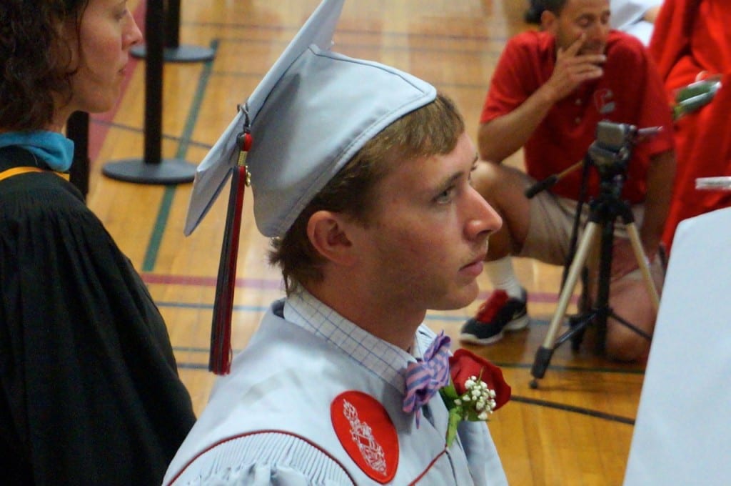 Bryan Baker. Conard High School graduation. June 15, 2015. Photo credit: Ronni Newton