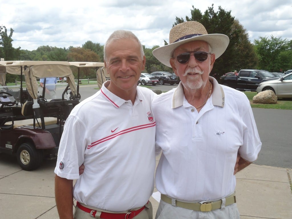 Rob Cersosimo with Clifford Thomas at first annual Bob McKee Classic. Submitted photo