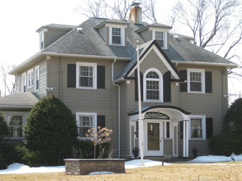 Example of a four-square home in West Hartford. Submitted photo