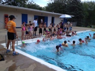 Swim distances vary by age for the kids triathlon. Submitted photo