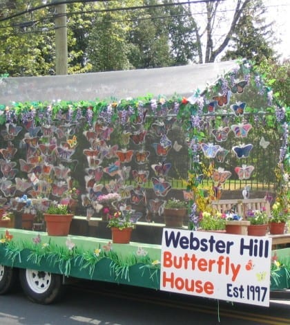 webster hill in sesquicentennial parade