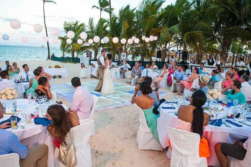 Catarina Rodrigues & Scott Kickery were married in Punta Cana, Dominican Republic. Photo by Adventure Photos