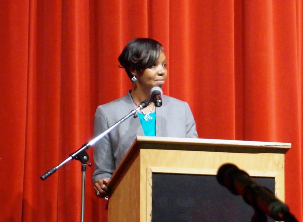 Director for Continuing Education and Diversity Enhancement Roszena Haskins served as emcee. Photo credit: Ronni Newton
