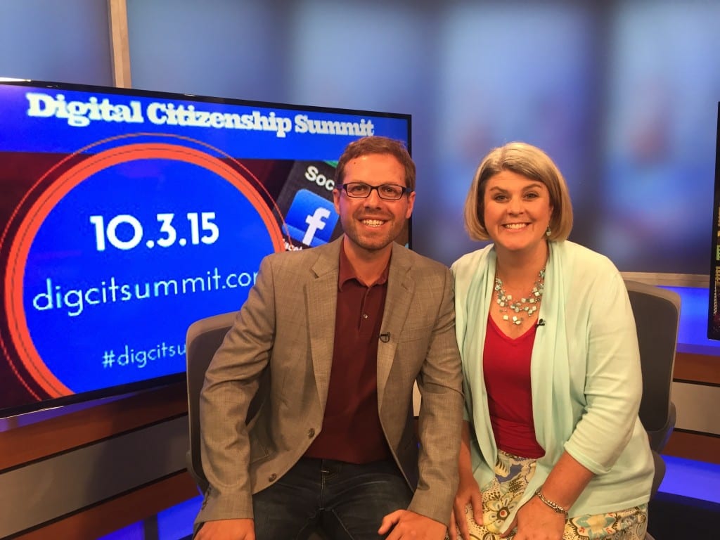Digital Citizenship Summit co-founders David Ryan Polgar and Dr. Marialice B.F.X. Curran. Submitted photo courtesy of Stan Simpson Show, FoxCT