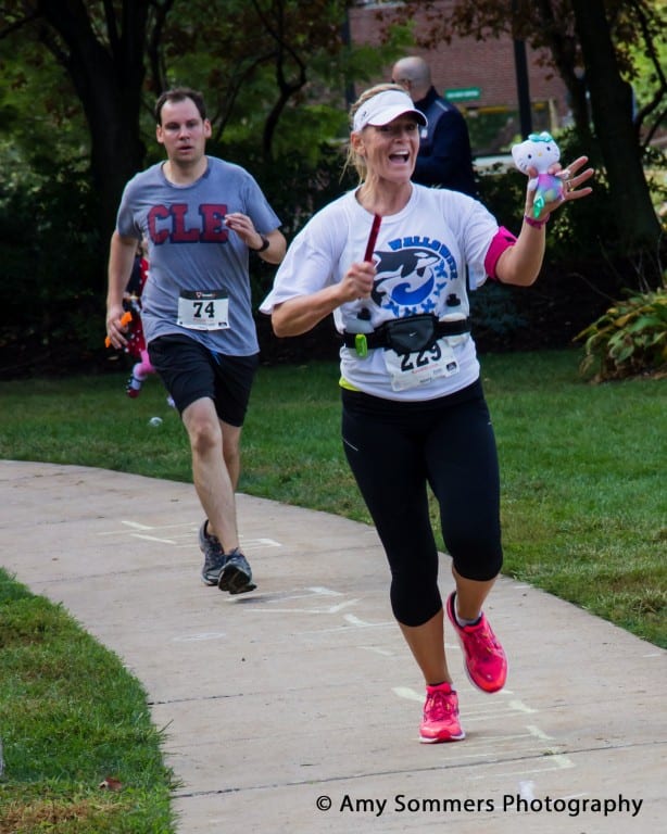 Monika Hunt of the Teacher Team in the West Hartford Relay, Sept.. 26, 2015. Photo courtesy of Amy Sommers Photography