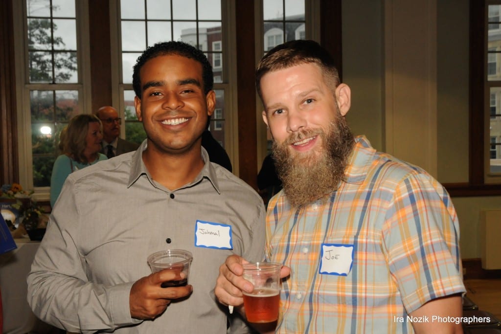 Jahmal and Joe at the Best of West Hartford Awards Show, September 10 2015. Photo by Ira Nozik
